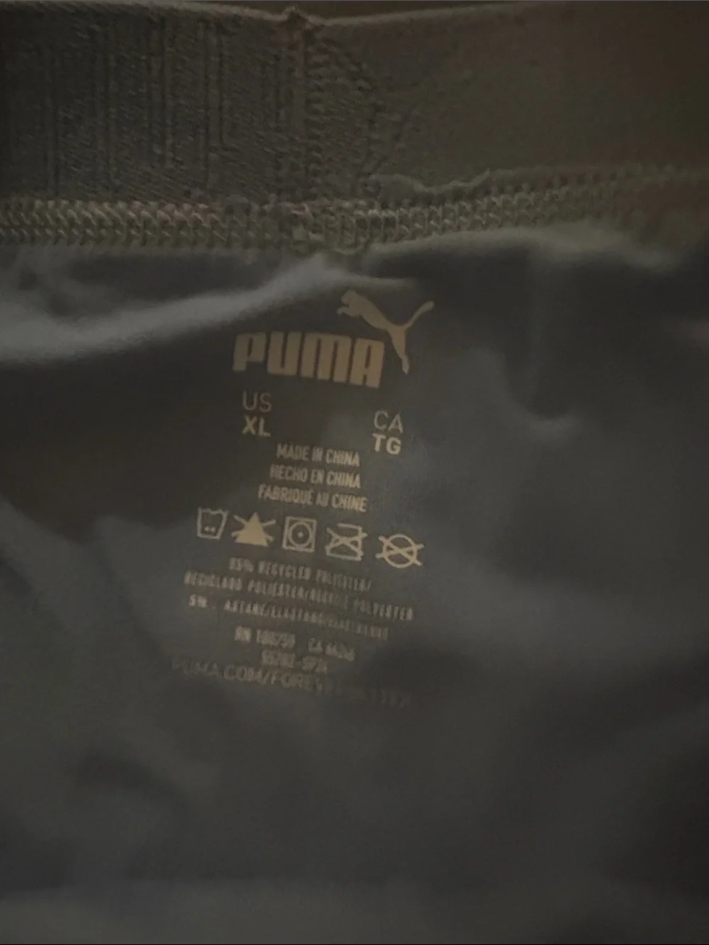 Puma Light Blue Men's Seamless Boxer Briefs